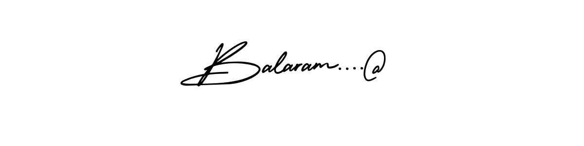How to Draw Balaram....@ signature style? AmerikaSignatureDemo-Regular is a latest design signature styles for name Balaram....@. Balaram....@ signature style 3 images and pictures png
