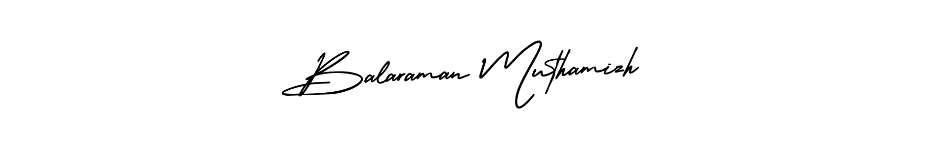 Balaraman Muthamizh stylish signature style. Best Handwritten Sign (AmerikaSignatureDemo-Regular) for my name. Handwritten Signature Collection Ideas for my name Balaraman Muthamizh. Balaraman Muthamizh signature style 3 images and pictures png