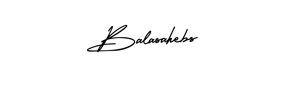 Make a beautiful signature design for name Balasahebs. With this signature (AmerikaSignatureDemo-Regular) style, you can create a handwritten signature for free. Balasahebs signature style 3 images and pictures png