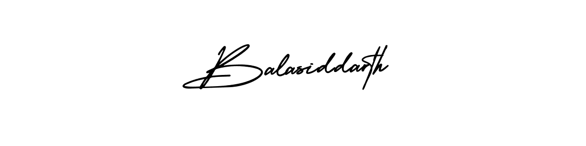 The best way (AmerikaSignatureDemo-Regular) to make a short signature is to pick only two or three words in your name. The name Balasiddarth include a total of six letters. For converting this name. Balasiddarth signature style 3 images and pictures png