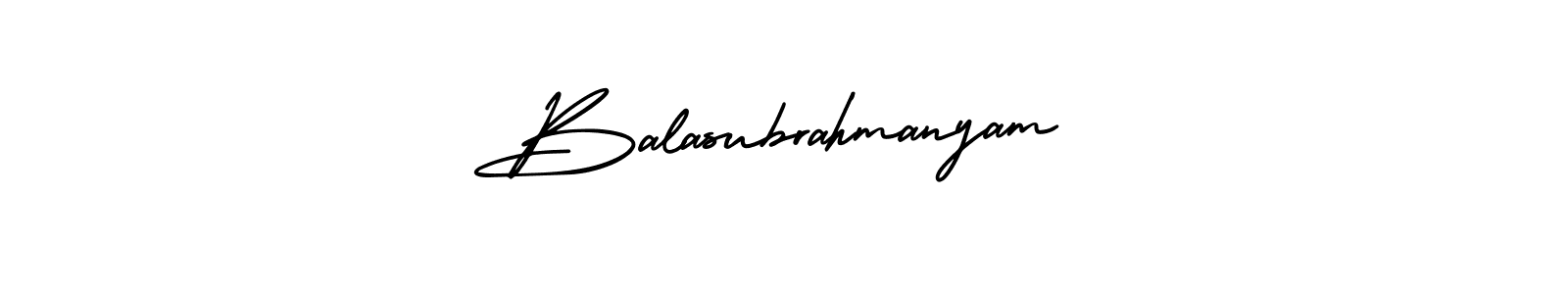 Also You can easily find your signature by using the search form. We will create Balasubrahmanyam name handwritten signature images for you free of cost using AmerikaSignatureDemo-Regular sign style. Balasubrahmanyam signature style 3 images and pictures png