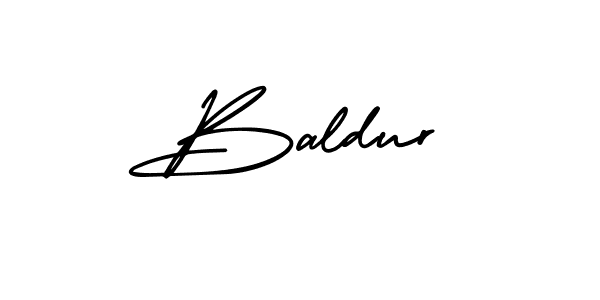 The best way (AmerikaSignatureDemo-Regular) to make a short signature is to pick only two or three words in your name. The name Baldur include a total of six letters. For converting this name. Baldur signature style 3 images and pictures png