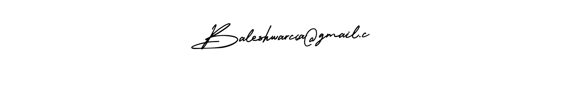 Also You can easily find your signature by using the search form. We will create Baleshwarc6a@gmail.c name handwritten signature images for you free of cost using AmerikaSignatureDemo-Regular sign style. Baleshwarc6a@gmail.c signature style 3 images and pictures png