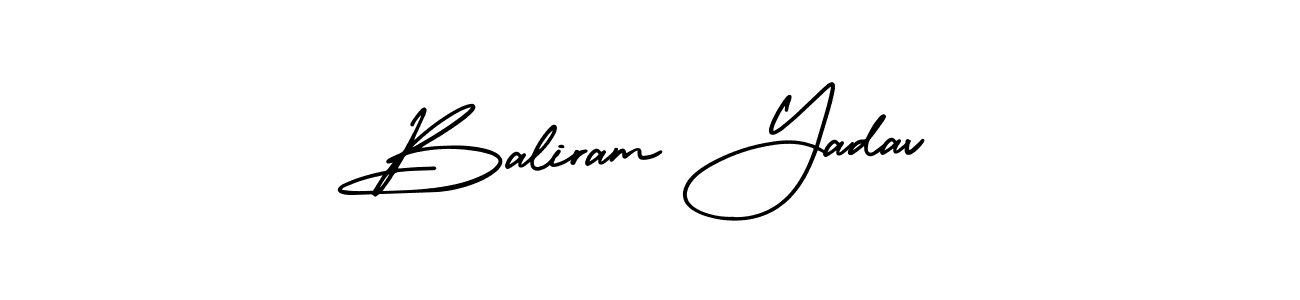 Similarly AmerikaSignatureDemo-Regular is the best handwritten signature design. Signature creator online .You can use it as an online autograph creator for name Baliram Yadav. Baliram Yadav signature style 3 images and pictures png
