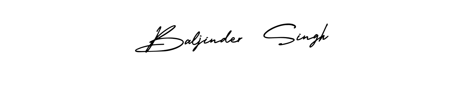 How to make Baljinder  Singh signature? AmerikaSignatureDemo-Regular is a professional autograph style. Create handwritten signature for Baljinder  Singh name. Baljinder  Singh signature style 3 images and pictures png