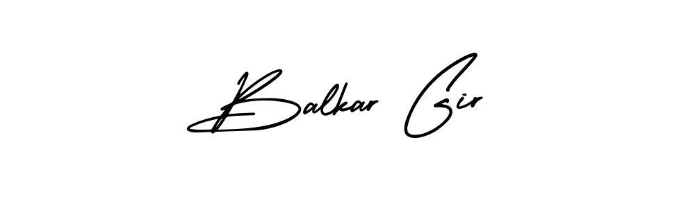 How to make Balkar Gir signature? AmerikaSignatureDemo-Regular is a professional autograph style. Create handwritten signature for Balkar Gir name. Balkar Gir signature style 3 images and pictures png