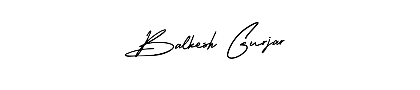 Design your own signature with our free online signature maker. With this signature software, you can create a handwritten (AmerikaSignatureDemo-Regular) signature for name Balkesh Gurjar. Balkesh Gurjar signature style 3 images and pictures png