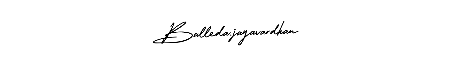 How to Draw Balleda.jayavardhan signature style? AmerikaSignatureDemo-Regular is a latest design signature styles for name Balleda.jayavardhan. Balleda.jayavardhan signature style 3 images and pictures png