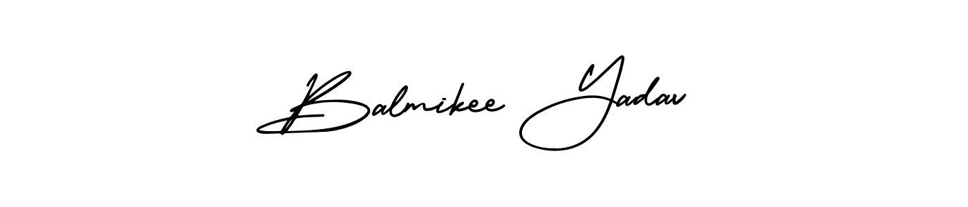 It looks lik you need a new signature style for name Balmikee Yadav. Design unique handwritten (AmerikaSignatureDemo-Regular) signature with our free signature maker in just a few clicks. Balmikee Yadav signature style 3 images and pictures png