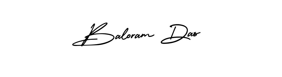 Make a beautiful signature design for name Baloram Das. With this signature (AmerikaSignatureDemo-Regular) style, you can create a handwritten signature for free. Baloram Das signature style 3 images and pictures png