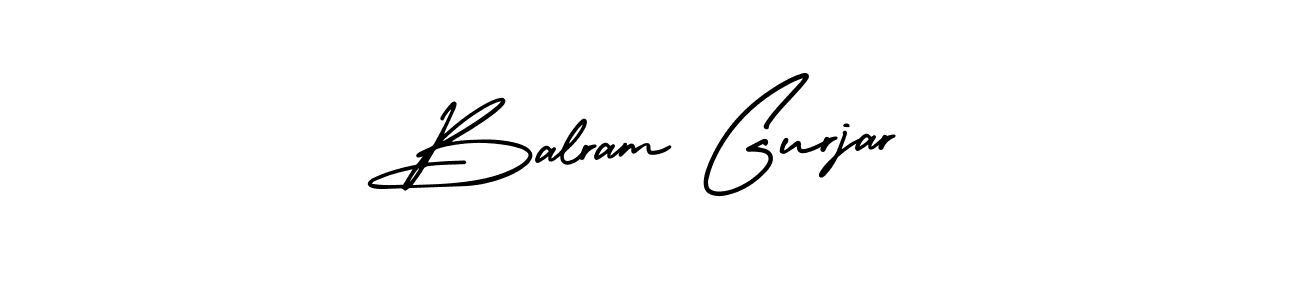 Create a beautiful signature design for name Balram Gurjar. With this signature (AmerikaSignatureDemo-Regular) fonts, you can make a handwritten signature for free. Balram Gurjar signature style 3 images and pictures png