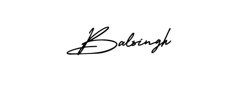 Create a beautiful signature design for name Balsingh. With this signature (AmerikaSignatureDemo-Regular) fonts, you can make a handwritten signature for free. Balsingh signature style 3 images and pictures png