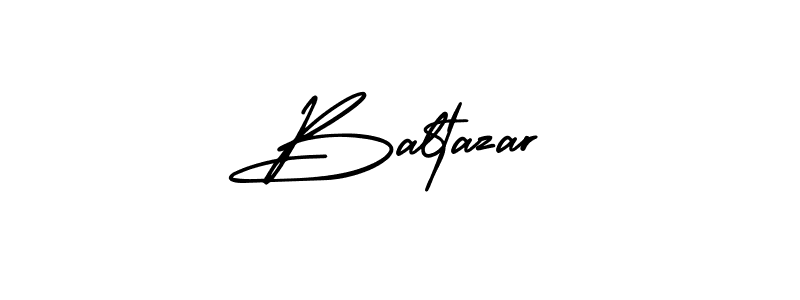 You should practise on your own different ways (AmerikaSignatureDemo-Regular) to write your name (Baltazar) in signature. don't let someone else do it for you. Baltazar signature style 3 images and pictures png