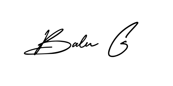 Make a beautiful signature design for name Balu G. With this signature (AmerikaSignatureDemo-Regular) style, you can create a handwritten signature for free. Balu G signature style 3 images and pictures png