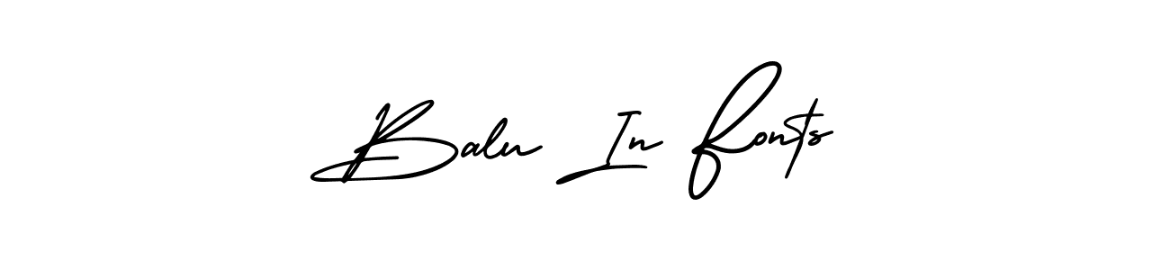 Make a short Balu In Fonts signature style. Manage your documents anywhere anytime using AmerikaSignatureDemo-Regular. Create and add eSignatures, submit forms, share and send files easily. Balu In Fonts signature style 3 images and pictures png
