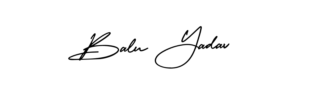 if you are searching for the best signature style for your name Balu Yadav. so please give up your signature search. here we have designed multiple signature styles  using AmerikaSignatureDemo-Regular. Balu Yadav signature style 3 images and pictures png