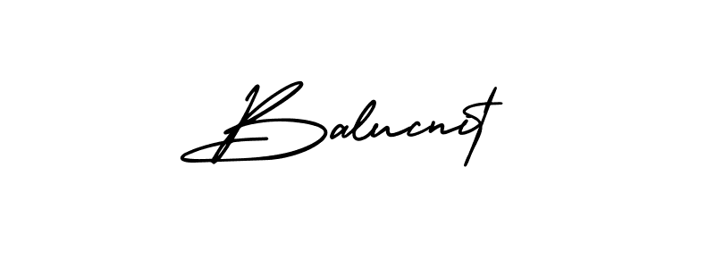 How to Draw Balucnit signature style? AmerikaSignatureDemo-Regular is a latest design signature styles for name Balucnit. Balucnit signature style 3 images and pictures png