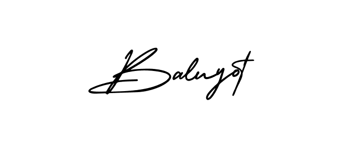 Create a beautiful signature design for name Baluyot. With this signature (AmerikaSignatureDemo-Regular) fonts, you can make a handwritten signature for free. Baluyot signature style 3 images and pictures png
