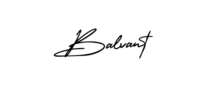 Design your own signature with our free online signature maker. With this signature software, you can create a handwritten (AmerikaSignatureDemo-Regular) signature for name Balvant. Balvant signature style 3 images and pictures png