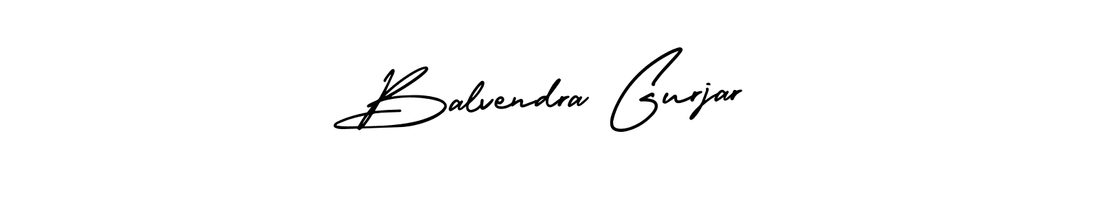 Create a beautiful signature design for name Balvendra Gurjar. With this signature (AmerikaSignatureDemo-Regular) fonts, you can make a handwritten signature for free. Balvendra Gurjar signature style 3 images and pictures png