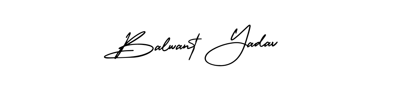 Make a beautiful signature design for name Balwant Yadav. With this signature (AmerikaSignatureDemo-Regular) style, you can create a handwritten signature for free. Balwant Yadav signature style 3 images and pictures png