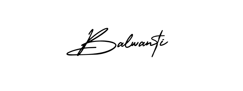 It looks lik you need a new signature style for name Balwanti. Design unique handwritten (AmerikaSignatureDemo-Regular) signature with our free signature maker in just a few clicks. Balwanti signature style 3 images and pictures png