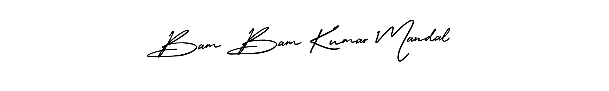 Similarly AmerikaSignatureDemo-Regular is the best handwritten signature design. Signature creator online .You can use it as an online autograph creator for name Bam Bam Kumar Mandal. Bam Bam Kumar Mandal signature style 3 images and pictures png