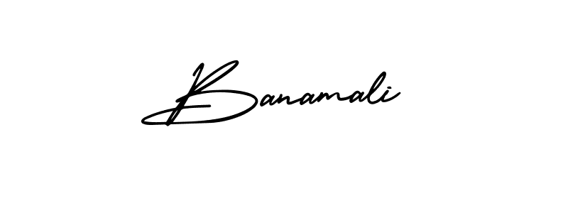 Create a beautiful signature design for name Banamali. With this signature (AmerikaSignatureDemo-Regular) fonts, you can make a handwritten signature for free. Banamali signature style 3 images and pictures png