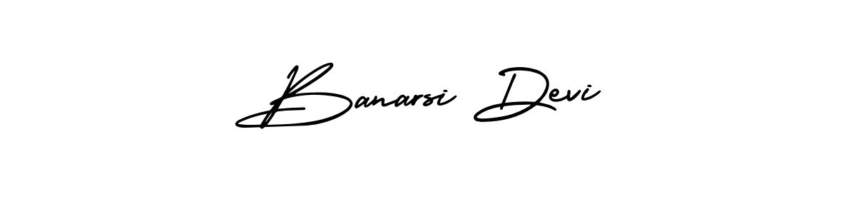 Banarsi Devi stylish signature style. Best Handwritten Sign (AmerikaSignatureDemo-Regular) for my name. Handwritten Signature Collection Ideas for my name Banarsi Devi. Banarsi Devi signature style 3 images and pictures png