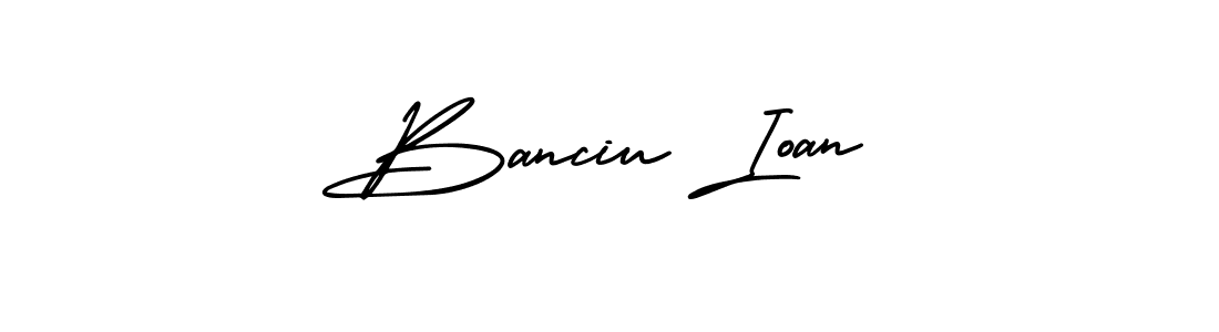 Make a beautiful signature design for name Banciu Ioan. With this signature (AmerikaSignatureDemo-Regular) style, you can create a handwritten signature for free. Banciu Ioan signature style 3 images and pictures png