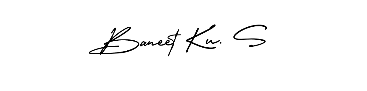 This is the best signature style for the Baneet Ku. S name. Also you like these signature font (AmerikaSignatureDemo-Regular). Mix name signature. Baneet Ku. S signature style 3 images and pictures png