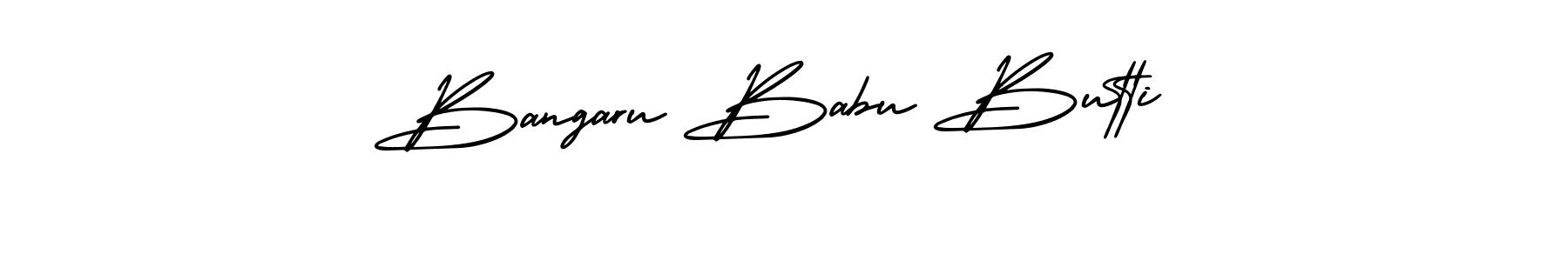 Design your own signature with our free online signature maker. With this signature software, you can create a handwritten (AmerikaSignatureDemo-Regular) signature for name Bangaru Babu Butti. Bangaru Babu Butti signature style 3 images and pictures png