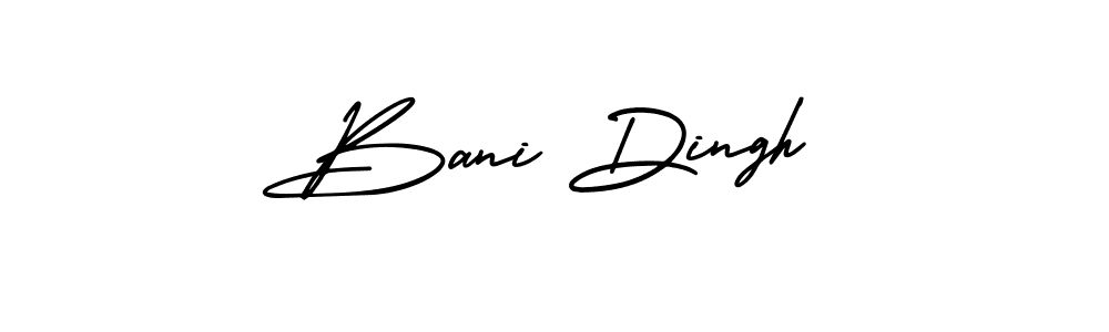 It looks lik you need a new signature style for name Bani Dingh. Design unique handwritten (AmerikaSignatureDemo-Regular) signature with our free signature maker in just a few clicks. Bani Dingh signature style 3 images and pictures png