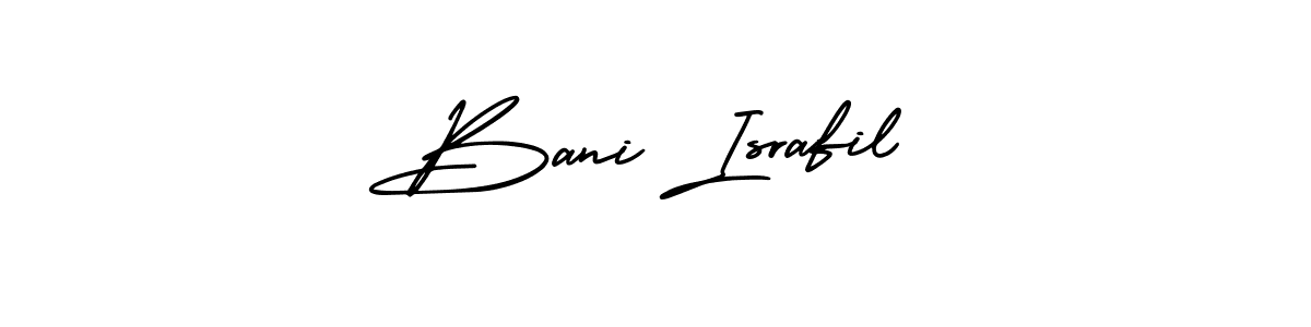 How to make Bani Israfil name signature. Use AmerikaSignatureDemo-Regular style for creating short signs online. This is the latest handwritten sign. Bani Israfil signature style 3 images and pictures png