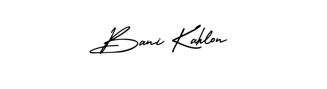 Best and Professional Signature Style for Bani Kahlon. AmerikaSignatureDemo-Regular Best Signature Style Collection. Bani Kahlon signature style 3 images and pictures png