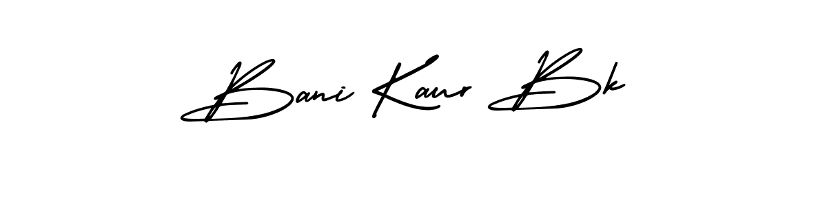 Make a beautiful signature design for name Bani Kaur Bk. With this signature (AmerikaSignatureDemo-Regular) style, you can create a handwritten signature for free. Bani Kaur Bk signature style 3 images and pictures png
