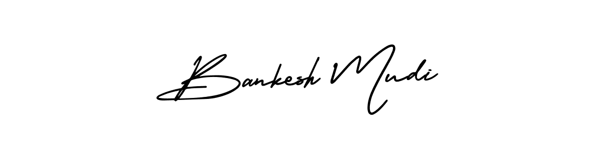 Create a beautiful signature design for name Bankesh Mudi. With this signature (AmerikaSignatureDemo-Regular) fonts, you can make a handwritten signature for free. Bankesh Mudi signature style 3 images and pictures png