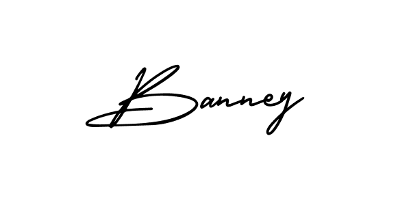 This is the best signature style for the Banney name. Also you like these signature font (AmerikaSignatureDemo-Regular). Mix name signature. Banney signature style 3 images and pictures png