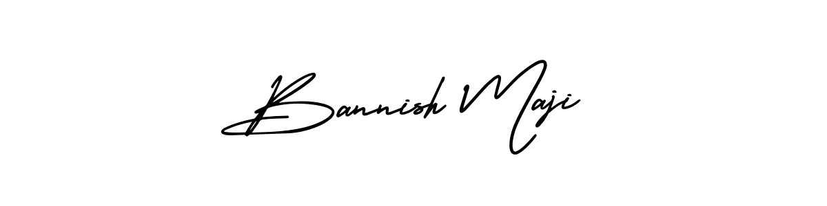 Also we have Bannish Maji name is the best signature style. Create professional handwritten signature collection using AmerikaSignatureDemo-Regular autograph style. Bannish Maji signature style 3 images and pictures png