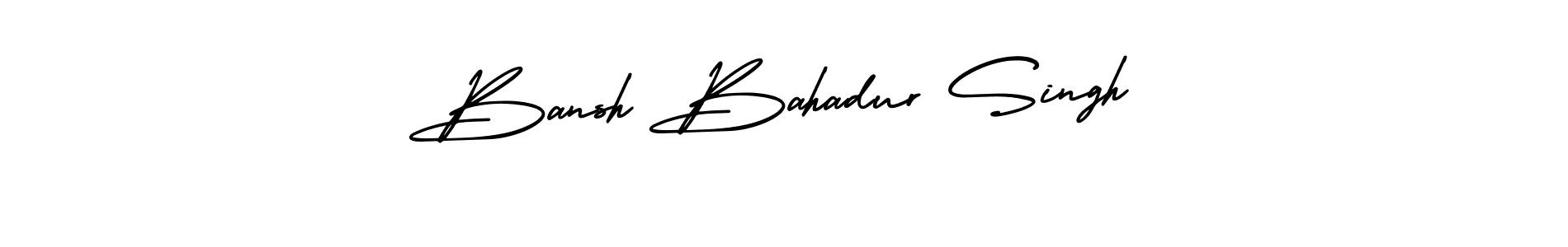 It looks lik you need a new signature style for name Bansh Bahadur Singh. Design unique handwritten (AmerikaSignatureDemo-Regular) signature with our free signature maker in just a few clicks. Bansh Bahadur Singh signature style 3 images and pictures png