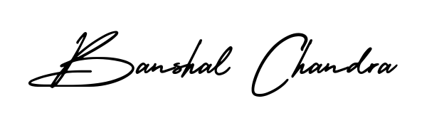 See photos of Banshal Chandra official signature. Check more albums & portfolios. Read reviews & check more about AmerikaSignatureDemo-Regular font. Banshal Chandra signature style 3 images and pictures png