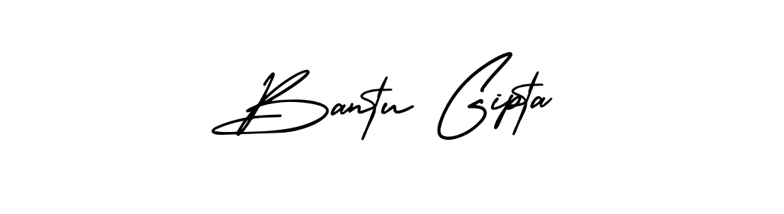 How to make Bantu Gipta signature? AmerikaSignatureDemo-Regular is a professional autograph style. Create handwritten signature for Bantu Gipta name. Bantu Gipta signature style 3 images and pictures png