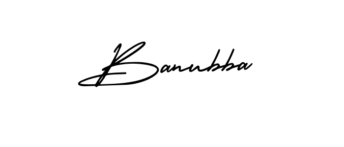 How to make Banubba signature? AmerikaSignatureDemo-Regular is a professional autograph style. Create handwritten signature for Banubba name. Banubba signature style 3 images and pictures png