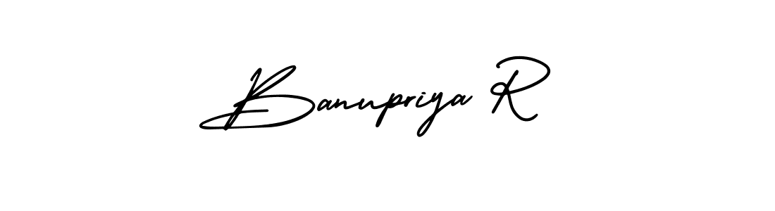 Best and Professional Signature Style for Banupriya R. AmerikaSignatureDemo-Regular Best Signature Style Collection. Banupriya R signature style 3 images and pictures png