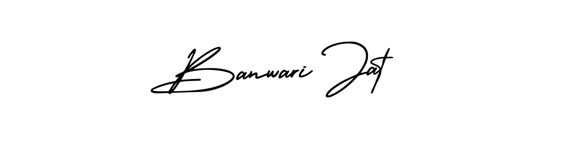 AmerikaSignatureDemo-Regular is a professional signature style that is perfect for those who want to add a touch of class to their signature. It is also a great choice for those who want to make their signature more unique. Get Banwari Jat name to fancy signature for free. Banwari Jat signature style 3 images and pictures png