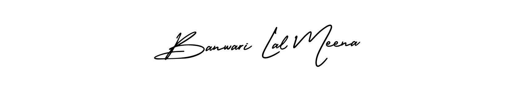 Design your own signature with our free online signature maker. With this signature software, you can create a handwritten (AmerikaSignatureDemo-Regular) signature for name Banwari Lal Meena. Banwari Lal Meena signature style 3 images and pictures png