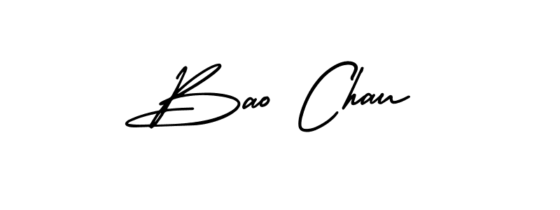 Use a signature maker to create a handwritten signature online. With this signature software, you can design (AmerikaSignatureDemo-Regular) your own signature for name Bao Chau. Bao Chau signature style 3 images and pictures png