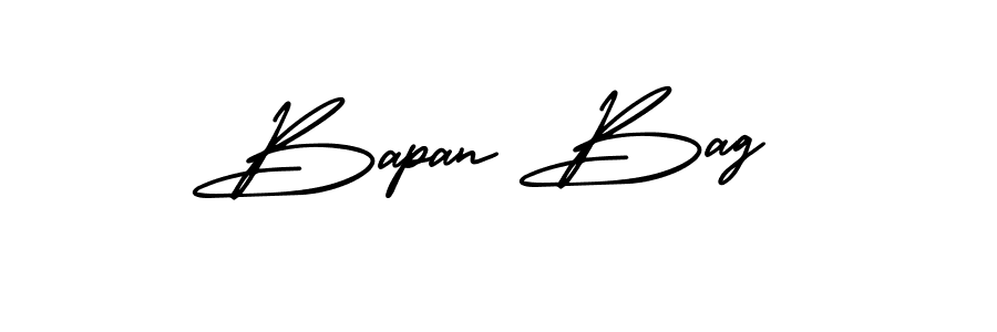 Create a beautiful signature design for name Bapan Bag. With this signature (AmerikaSignatureDemo-Regular) fonts, you can make a handwritten signature for free. Bapan Bag signature style 3 images and pictures png