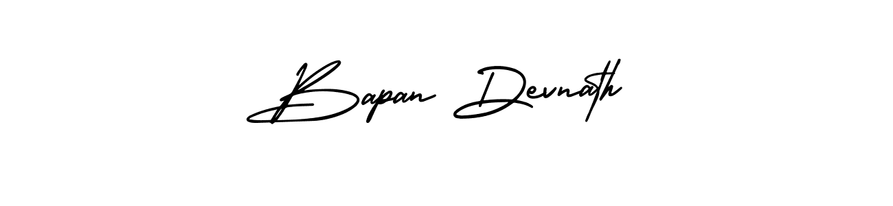 Similarly AmerikaSignatureDemo-Regular is the best handwritten signature design. Signature creator online .You can use it as an online autograph creator for name Bapan Devnath. Bapan Devnath signature style 3 images and pictures png