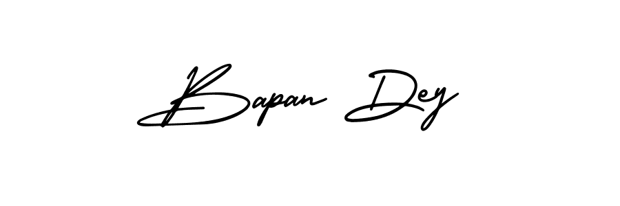 Make a beautiful signature design for name Bapan Dey. With this signature (AmerikaSignatureDemo-Regular) style, you can create a handwritten signature for free. Bapan Dey signature style 3 images and pictures png